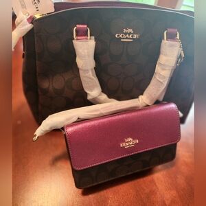 NWT Coach Purse & Wallet, Lillie Carryall